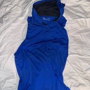 Under Armour Blue Sleeveless Hoodie